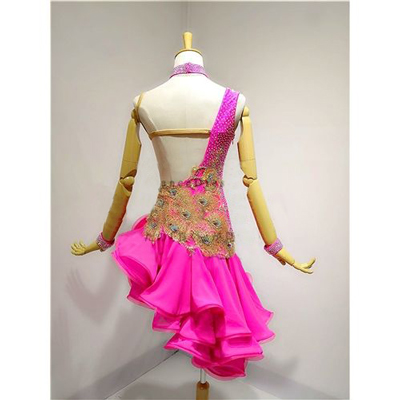 スポーツドレス ラテンドレス WL0116D エレクトリックピンク M | LADIES,ドレス,ラテン | 社交ダンス専門店  takadance.shop タカダンスの通販サイト